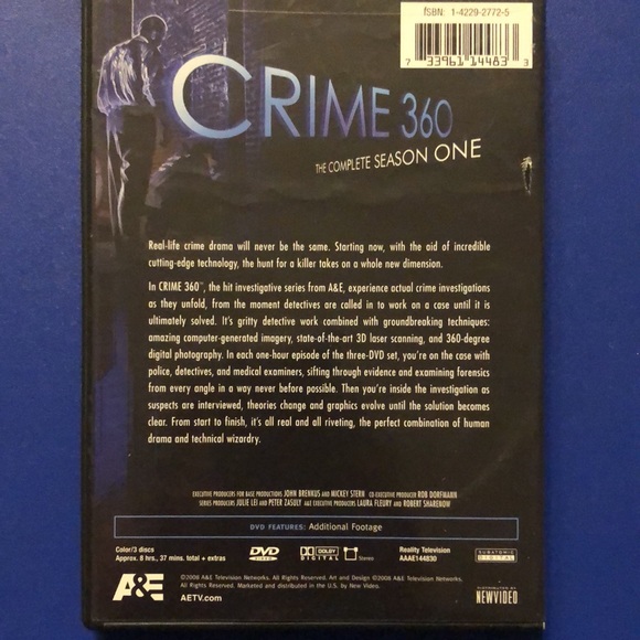 💿 Crime 360 - the complete season 1 - set of 3 DVDs - Picture 3 of 3
